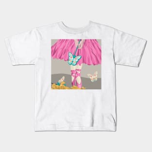 Butterfly Ballerina Kids T-Shirt